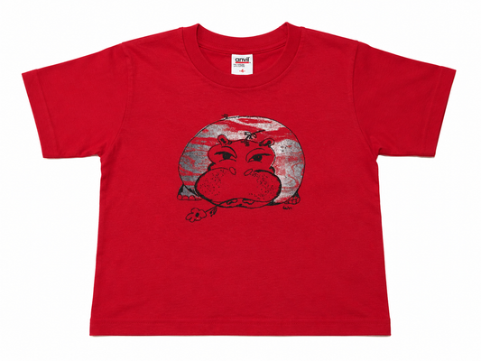 Kinder T-Shirt Flusspferd