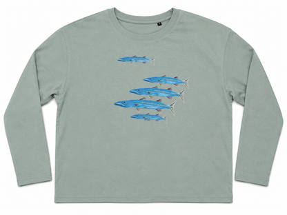 Kuschelpulli mit Barracudas Motiv