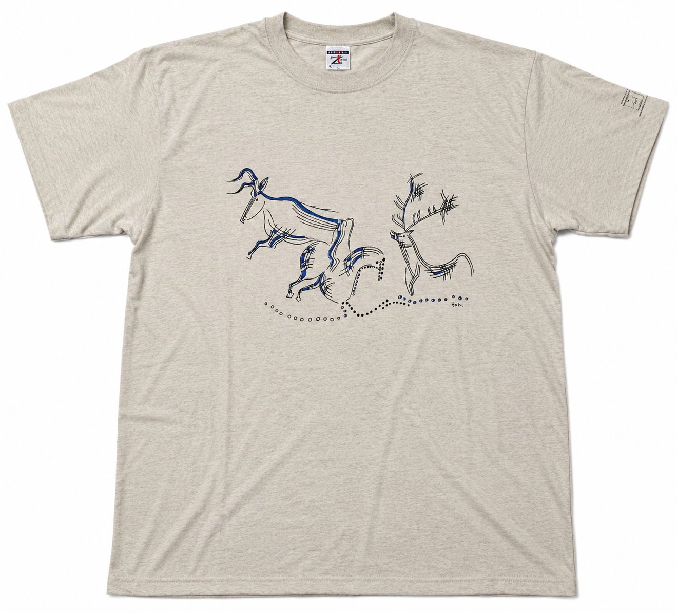 T-Shirt Lascaux abstrakt