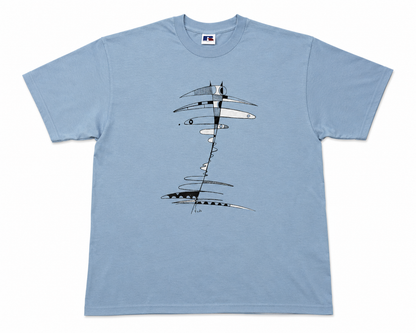 T-Shirt Wesen (hellblau)