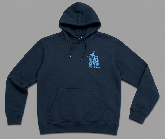 Kinder-Kapuzenshirt Bär und Wolf