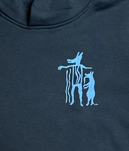 Kinder-Kapuzenshirt Bär und Wolf