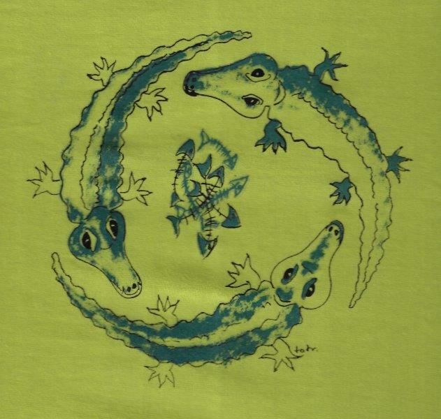 Kinder T-Shirt Krokodile