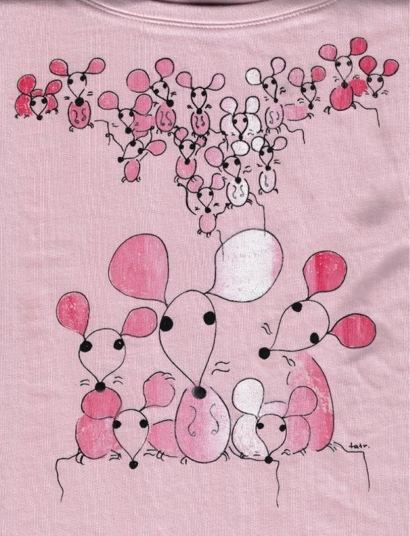 Kuschelpulli Mäuse